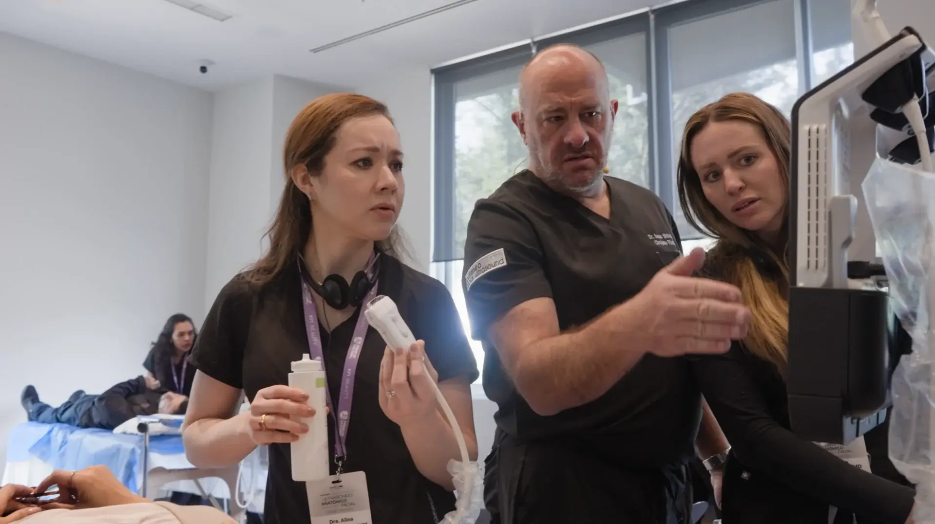 Scan demonstrated to the group